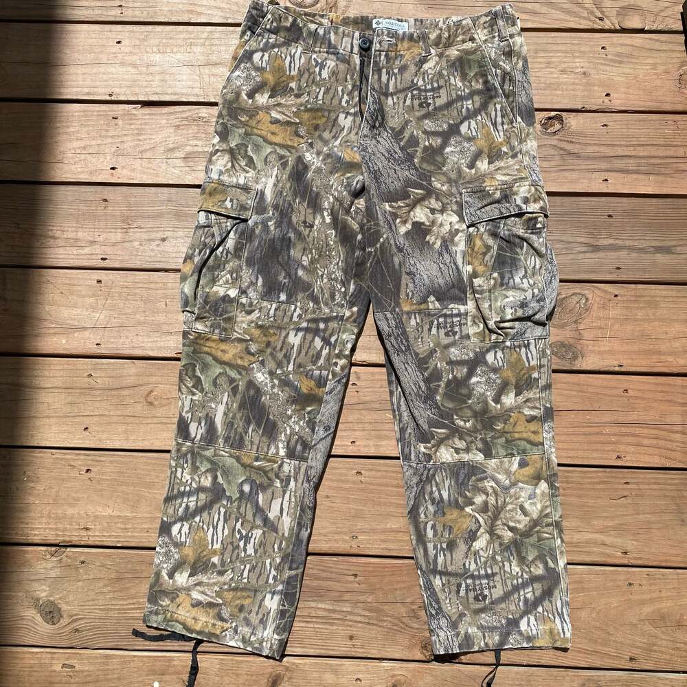 Columbia Sportswear Mossy Oak Camo Cargo Pants Men's 34x32 Hunting Utility